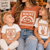 Personalized Family Halloween Shirts, Custom Matching Skeleton Tees, Spooky Parent and Kids Outfit, Halloween Party Shirts, Family Gift