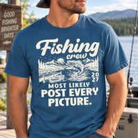Personalized Fishing Crew Shirts, Custom Most Likely Fishing Trip Tees, Family Vacation Shirts, Matching Lake Outfit, Family Trip Gift