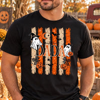 Custom Halloween Family Shirt, Personalized Ghost Pumpkin Tee, Mama Dada Bro Sister Mini Single Shirt, Halloween Party Tee, Holiday Gift