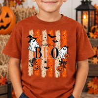 Custom Halloween Family Shirt, Personalized Ghost Pumpkin Tee, Mama Dada Bro Sister Mini Single Shirt, Halloween Party Tee, Holiday Gift