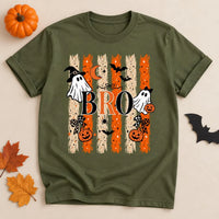 Custom Halloween Family Shirt, Personalized Ghost Pumpkin Tee, Mama Dada Bro Sister Mini Single Shirt, Halloween Party Tee, Holiday Gift