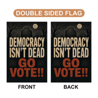 Vote Early Democracy Protest Garden Flag, Double Sided, No Kings Vote Early , Election Protect Democracy, Anti-Trump, Resist Fascism Flag
