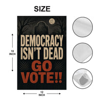 Vote Early Democracy Protest Garden Flag, Double Sided, No Kings Vote Early , Election Protect Democracy, Anti-Trump, Resist Fascism Flag