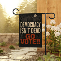 Vote Early Democracy Protest Garden Flag, Double Sided, No Kings Vote Early , Election Protect Democracy, Anti-Trump, Resist Fascism Flag