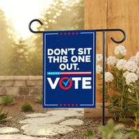 Vote Early Democracy Protest Garden Flag, Double Sided, No Kings Vote Early , Election Protect Democracy, Anti-Trump, Resist Fascism Flag
