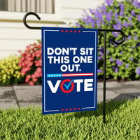 Vote Early Democracy Protest Garden Flag, Double Sided, No Kings Vote Early , Election Protect Democracy, Anti-Trump, Resist Fascism Flag