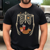 Pregnant Skeleton Halloween Shirt, Ribcage Baby Bump Maternity Tee, Spooky Matching Top, Reveal Outfit, Pregnancy Announcement Gift