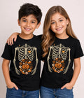 Pregnant Skeleton Halloween Shirt, Ribcage Baby Bump Maternity Tee, Spooky Matching Top, Reveal Outfit, Pregnancy Announcement Gift