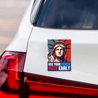 Democracy vs Fascism Protest Magnet, No Kings Vote Early Protest Sign, Protect Democracy, Anti-Trump, Resist Fascism Magnet, 6" x 4.5"
