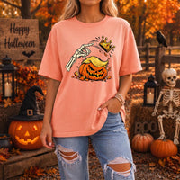 No Kings Halloween Anti Trump Shirt, Vote Early, Liberal FDT Spooky Fall Tee, Pumpkin Crown, Halloween Party Outfit, Liberal Friend Gift