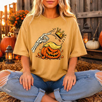 No Kings Halloween Anti Trump Shirt, Vote Early, Liberal FDT Spooky Fall Tee, Pumpkin Crown, Halloween Party Outfit, Liberal Friend Gift