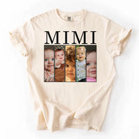 Personalized Mimi Photo Collage Shirt, Custom Grandkids Picture Tee, Photo Strip Grandma Top, Mothers Day Gift, Gift for New Grandma