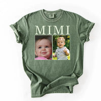 Personalized Mimi Photo Collage Shirt, Custom Grandkids Picture Tee, Photo Strip Grandma Top, Mothers Day Gift, Gift for New Grandma