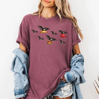 No Kings Protest Shirt, Anti Trump Bats Carrying MAGA Hat Shirt, Liberal Spooky Bat Graphic Tee, Spooky Halloween Statement, Democrat Gift