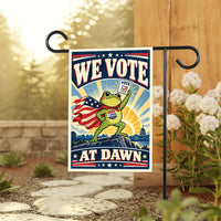Vote Early Democracy Protest Garden Flag, Double Sided, No Kings Vote Early , Election Protect Democracy, Anti-Trump, Resist Fascism Flag