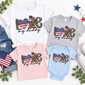 Personalized Military Dad Shirt, Custom Love My Daddy Tee, Patriotic Family Matching Shirts, Deployment Homecoming Gift, Father's Day Gift