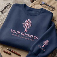 Custom Company Puff Print Shirt, Personalized Business Name Sweatshirt, 3D Raised Brand Apparel, Staff Puff Shirt, Company Branding Gift