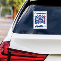Local Elections Matter Vinyl Sticker, Vote Early No Kings Decal, Anti-Trump, Resist Fascism Protect Democracy Bumper Sticker, 6" x 4.5"