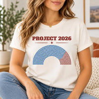 Project 2026 Blue Wave Shirt, Anti Trump Political Tee, No Kings Vote Early, Midterm Elections Matter, Voting Rights Protect Democracy Shirt