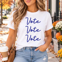Vote Sweatshirt, Patriotic Election Day Crewneck, Red White Blue Voting Shirt, Vote Early No Kings Protest Shirt, Election Gift for Voters