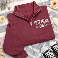 stitched sweatshirt, embroidered hoodie, game day crewneck, varsity gift, football mama, stadium style, team spirit apparel, custom name sleeve, custom sleeve name, embroidered shirt, football mom gift, personalized top, game day apparel