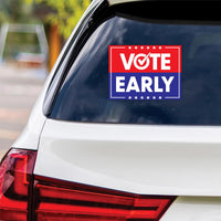 Democracy vs Fascism Vinyl Sticker, Vote Early No Kings Decal, Anti-Trump, Resist Fascism Protect Democracy Bumper Sticker, 6" x 4.5"
