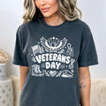 Veterans Day Eagle Shirt, Retro Military Graphic Tee, Patriotic American Flag T-Shirt, Veteran Appreciation Outfit, Gift for Veterans