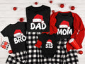 Custom Family Christmas Shirt, Personalized Santa Role Word Tee, Matching Holiday Family Crewneck, Cozy Pajama Outfit, Christmas Gift