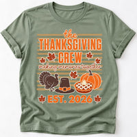 Turkey Crew Shirt 2026, Funny Thanksgiving Family Tee, Fall Harvest Crew Sweatshirt, Holiday Family Crewneck, Thanksgiving Day Dinner Gift