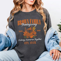 Personalized Family Thanksgiving Shirt, Custom Est 2026 Family Tee, Memories Together Sweatshirt, Fall Crewneck, Thanksgiving Holiday Gift