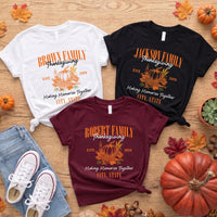 Personalized Family Thanksgiving Shirt, Custom Est 2026 Family Tee, Memories Together Sweatshirt, Fall Crewneck, Thanksgiving Holiday Gift