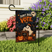 Don't Boo Vote Halloween Garden Flag, 12x18 Double Sided Yard Flag, Halloween Yard Flag, Spooky Outdoor Porch Decor, Spooky Season Gift