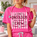 Personalized Oncology Nurse Shirt, Custom RN Name Tee, Cancer Ribbon Healthcare Crew Shirt, Nurses Week Gift, Gift for Oncology Nurse