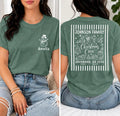 Custom Family Christmas Vacation Shirt, Personalized Pocket Tee, Matching Family Xmas Outfit, Holiday Trip Gift, Front Back