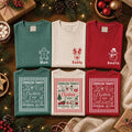Custom Family Christmas Vacation Shirt, Personalized Pocket Tee, Matching Family Xmas Outfit, Holiday Trip Gift, Front Back