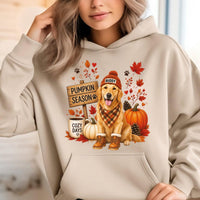 Custom Pet Photo Fall Shirt, Personalized Dog Pumpkin Season Tee, Cute Autumn Portrait Shirt, Thanksgiving Dog Mom Tee, Pet Lover Gift
