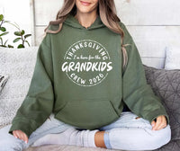 Custom I'm Here For The Thanksgiving Shirt, Your Word Turkey Day Tee, Funny Badge Shirt, Fall Family Gathering, Funny Thanksgiving Gift