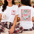 Personalized Family Christmas Shirt, Custom Christmas Crew Tee, Holiday Tee, Matching Family Outfit, Holiday Gift for Crew, Front Back