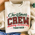 Christmas Crew Retro Family Sweatshirt, Making Memories Together Tee, Vintage Holiday, Matching Family Outfit, Christmas Gift for Her