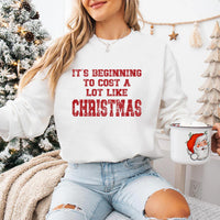 Custom Funny Christmas Shirt, Personalized Sarcastic Holiday Tee, Vintage Quote Crewneck Top, Choose Your Phrase Gift, Gag Gift for Friend