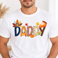 Personalized Thanksgiving Family Shirts, Custom Turkey Name Tees, Matching Fall Outfit, Mommy Daddy Kids Tees, Holiday Family Gift