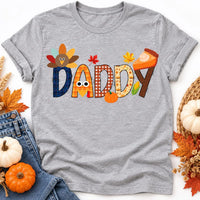 Personalized Thanksgiving Family Shirts, Custom Turkey Name Tees, Matching Fall Outfit, Mommy Daddy Kids Tees, Holiday Family Gift
