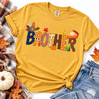 Personalized Thanksgiving Family Shirts, Custom Turkey Name Tees, Matching Fall Outfit, Mommy Daddy Kids Tees, Holiday Family Gift