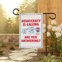 Vote Early Democracy Protest Garden Flag, Double Sided, No Kings Vote Early , Election Protect Democracy, Anti-Trump, Resist Fascism Flag