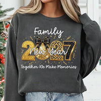 Family New Year 2027 Hoodie, Together We Make Memories Holiday Tee, Disco Ball Family Hoodie, New Years Eve Party Outfit, 2027 Gift