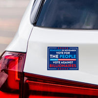 Democracy vs Fascism Protest Magnet, No Kings Vote Early Protest Sign, Protect Democracy, Anti-Trump, Resist Fascism Magnet, 6" x 4.5"