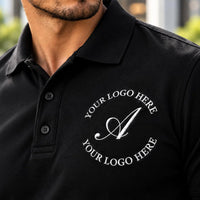 Custom Embroidered Polo Shirt for Men and Women, Personalized & Printed Polo Shirts for Business, Casual Wear, Sports Teams, Work Uniforms