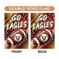 Custom Team Football Garden Flag, 12x18 Double Sided Yard Flag, Game Day Yard Flag, Personalized School Spirit Decor, Sports Fan Gift
