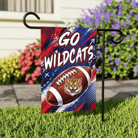 Custom Team Football Garden Flag, 12x18 Double Sided Yard Flag, Game Day Yard Flag, Personalized School Spirit Decor, Sports Fan Gift