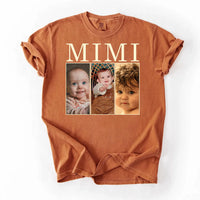 Personalized Mimi Photo Collage Shirt, Custom Grandkids Picture Tee, Photo Strip Grandma Top, Mothers Day Gift, Gift for New Grandma